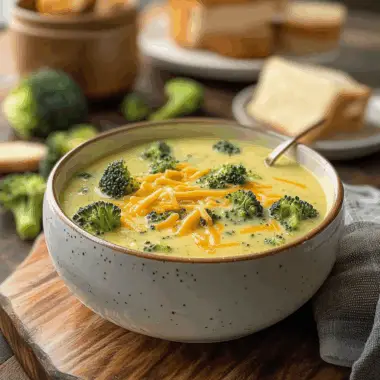 Amazing Creamy Broccoli Cheddar Soup Recipe for Comfort - greek yogurt recipes 18