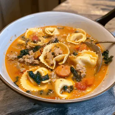 Amazing Dutch Oven Tortellini Soup with Sausage Delight - greek yogurt recipes 20