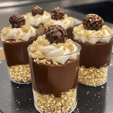 Amazing Ferrero Rocher Cheesecake Dessert Cups Delight - greek yogurt recipes 6