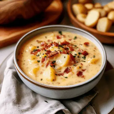Amazing Wisconsin Bacon and Potato Cheese Soup Recipe Delight - greek yogurt recipes 14