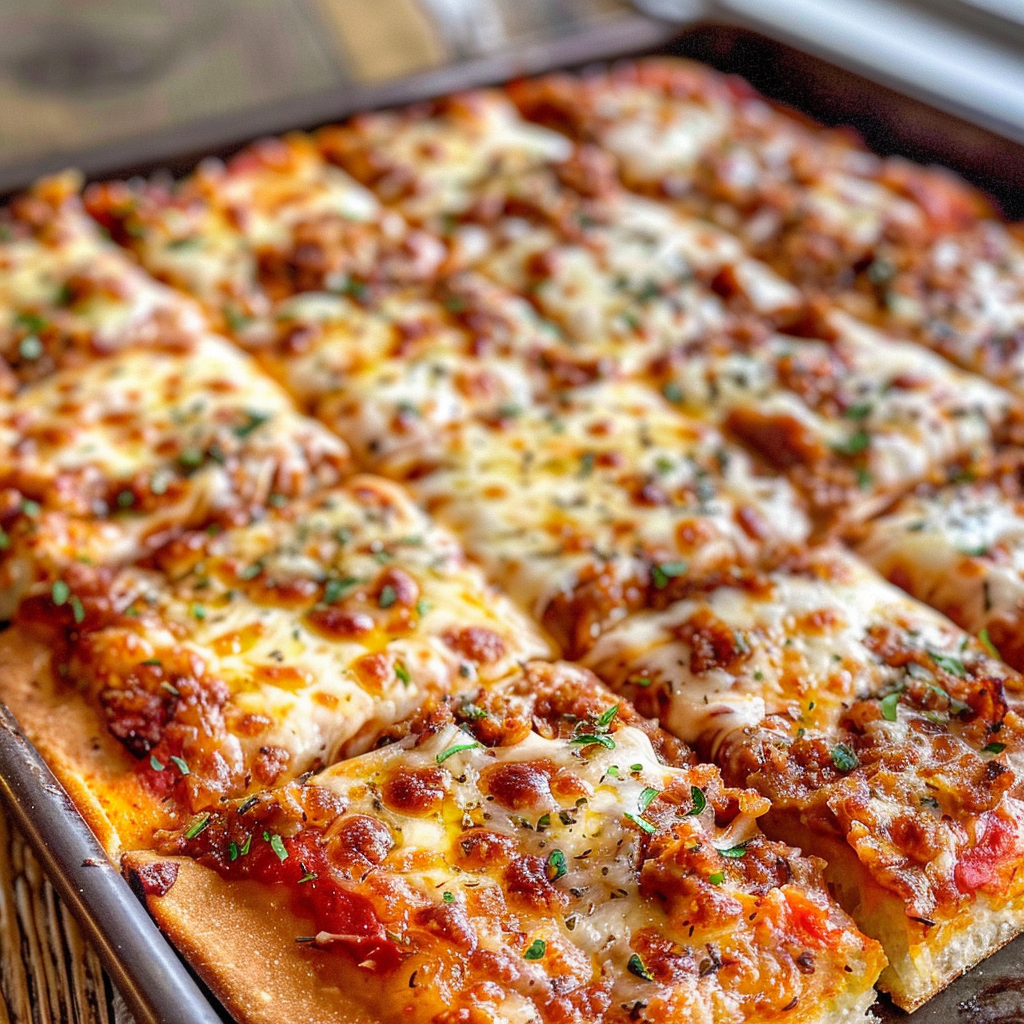 Amazing Rectangle School Pizza That’s Deliciously Nostalgic